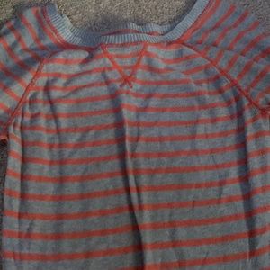 a orange and grey long sleeve
